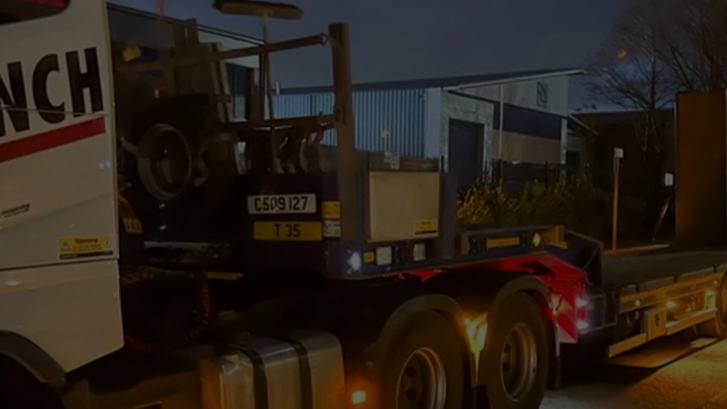 L Lynch flat bed with SM UK safety equipment