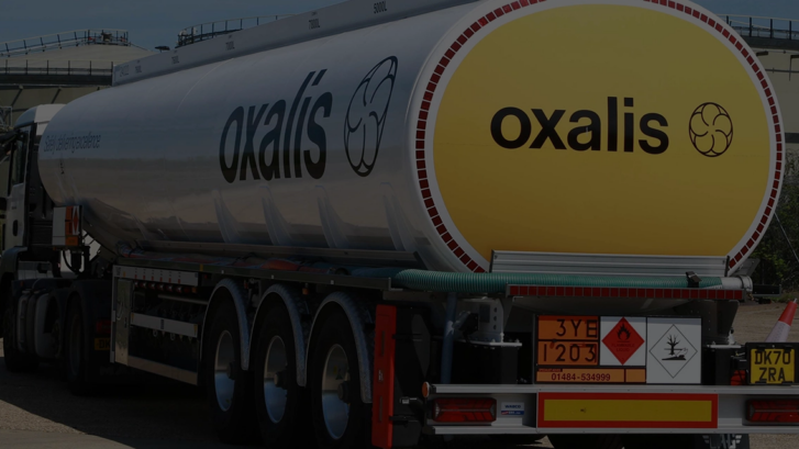 Oxalis truck fitted with SM UK safety equipment
