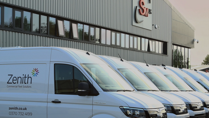 Long line of Zenith Vans being converted by SM UK
