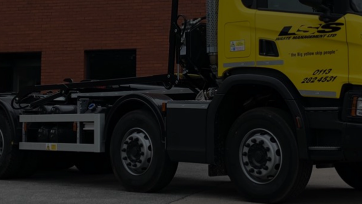 Scania truck parked in front of SM UK
