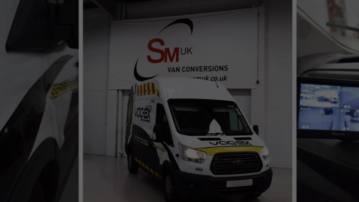 Ford Transit with SM UK Safety equipment installed